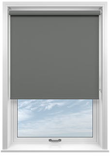 Trinity (FR Blackout), Seal Grey - Roller Blind